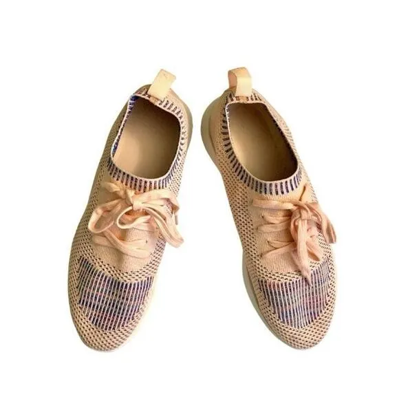 Light Pink ALDO Knit Sneakers Size 9 blush lightweight