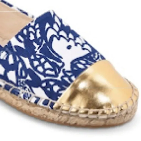 LILLY PULITZER Pulitzer Upstream Floral Slip-On Espadrille Flats NWT