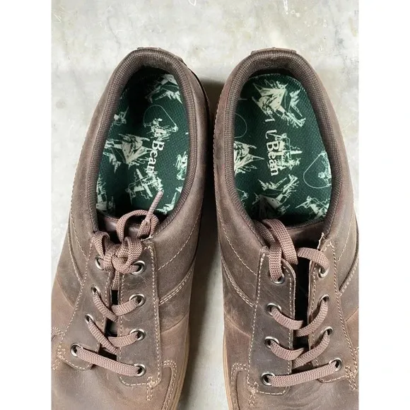 LL Bean Mountainside Oxfords Men’s 12 Brown Hiking Sneaker