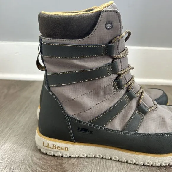 LL Bean Ultralight Insulated Boots Tek 2.5 Mens 10 Waterproof Hiking Lightweight