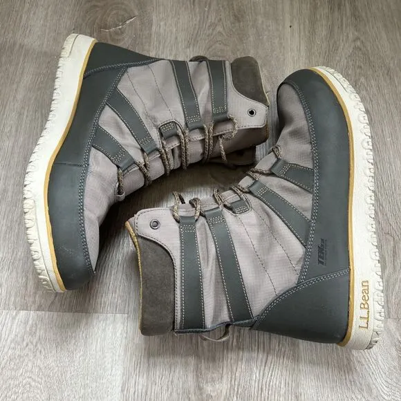 LL Bean Ultralight Insulated Boots Tek 2.5 Mens 10 Waterproof Hiking Lightweight