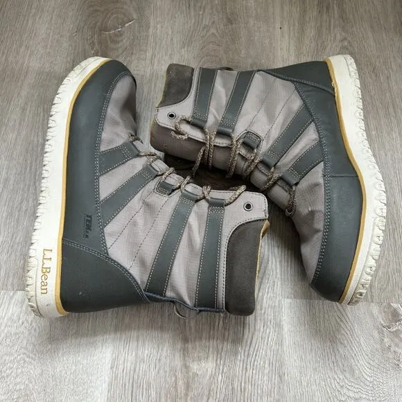 LL Bean Ultralight Insulated Boots Tek 2.5 Mens 10 Waterproof Hiking Lightweight
