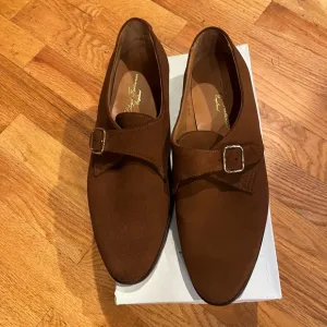 Lloyd Footwear England brown Suede Loafers with Sleek Silhouette