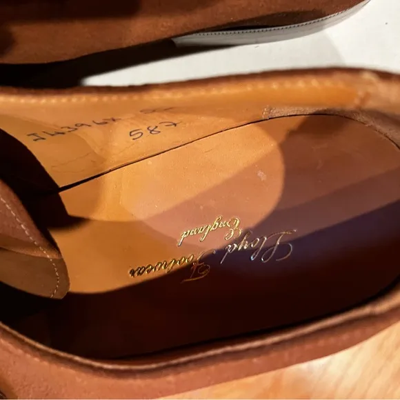Lloyd Footwear England brown Suede Loafers with Sleek Silhouette