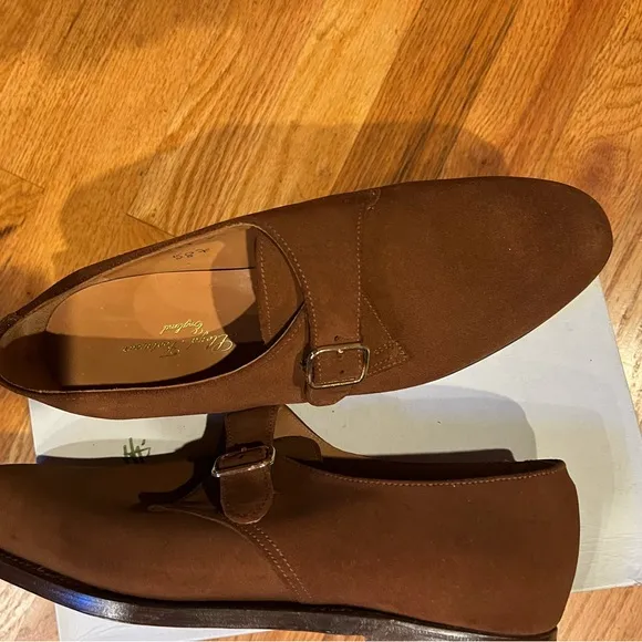 Lloyd Footwear England brown Suede Loafers with Sleek Silhouette