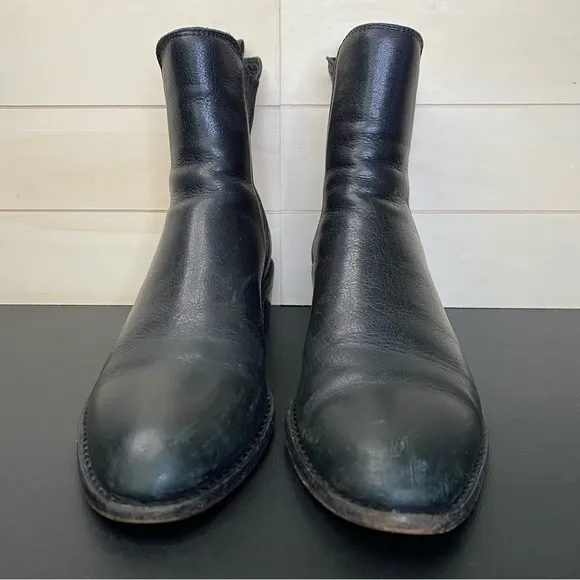 Loeffler Randall Chelsea Boots Black Leather Women's Size 6 Shoes Ankle Booties