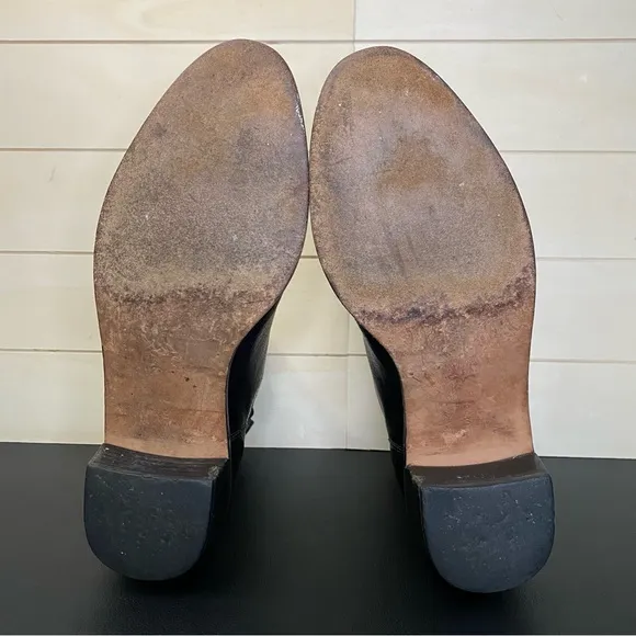Loeffler Randall Chelsea Boots Black Leather Women's Size 6 Shoes Ankle Booties