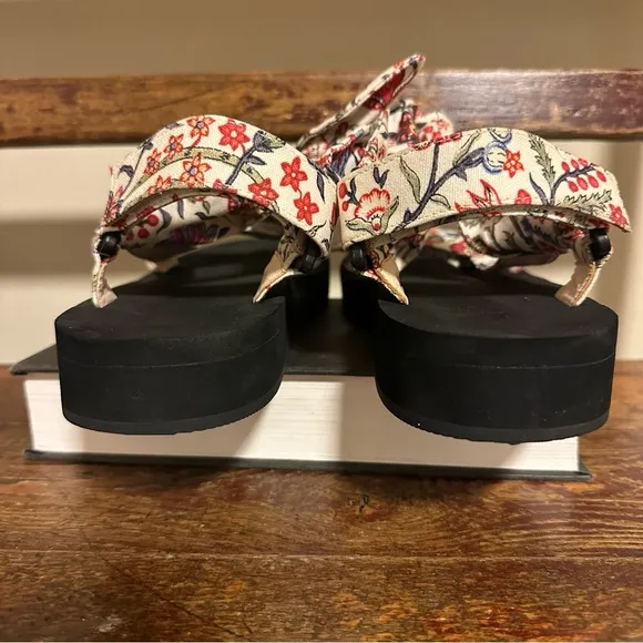 LOEFFLER RANDALL Maisie Floral Cotton Sport Sandals