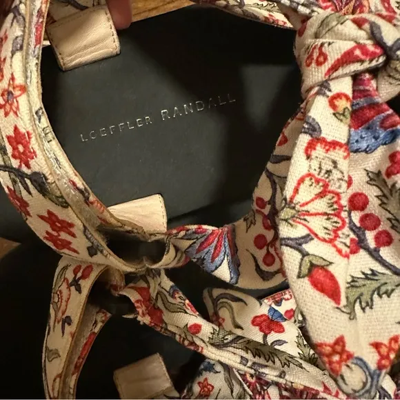 LOEFFLER RANDALL Maisie Floral Cotton Sport Sandals