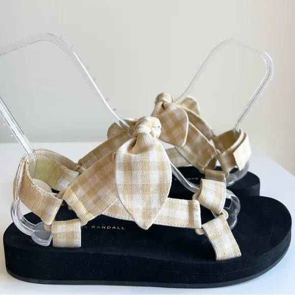 Loeffler Randall Maisie Gingham Sandals