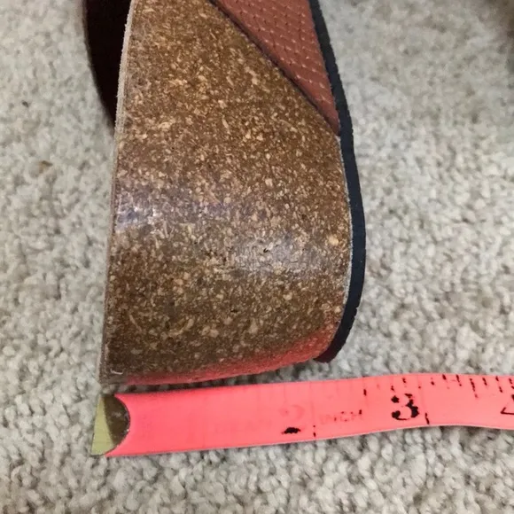 LOLA SABBIA for Eric Michael size 41 brown slides