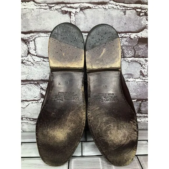 Lorenzo Banfi Brown Leather VTG Loafers Dress Shoes Men’s Sz 8.5M US/41.5-42EU