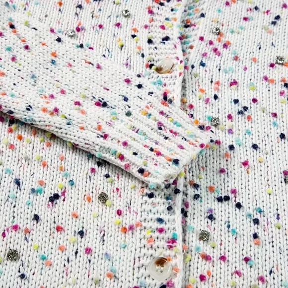 Lottie Confetti Cardigan - Turquoise