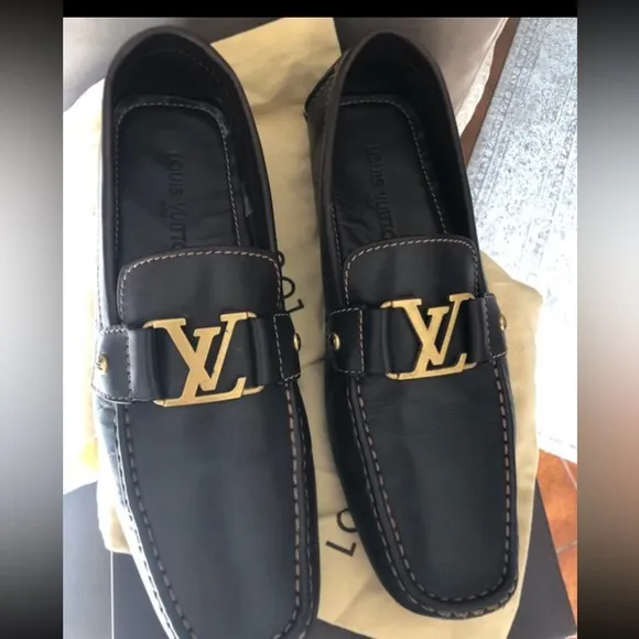 Louis Vuitton Monte Carlo Loafers Slip-Ons size 43/9