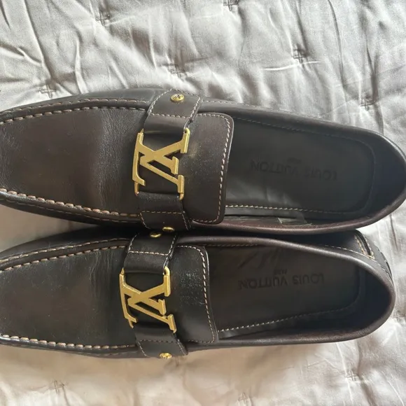Louis Vuitton Monte Carlo Loafers Slip-Ons size 43/9