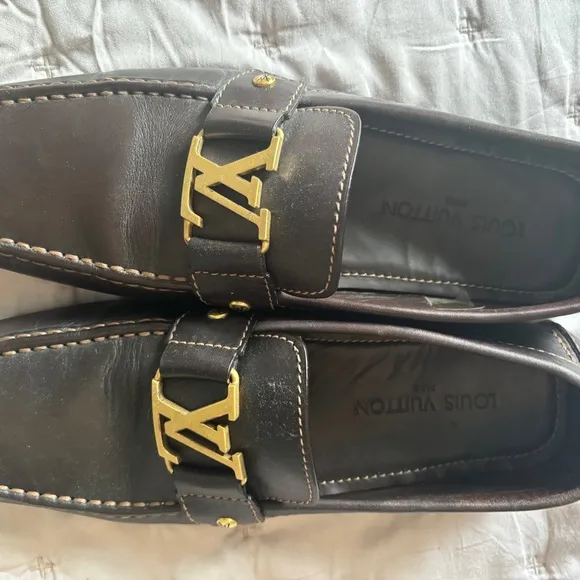 Louis Vuitton Monte Carlo Loafers Slip-Ons size 43/9