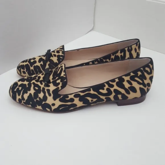 Louise et Cie Anniston leopard print leather flats