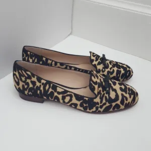 Louise et Cie Anniston leopard print leather flats