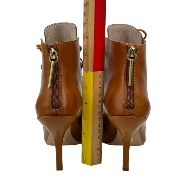 Louise et Cie Vanida Boot Women's SZ 9 Brown Pointed Toe Witchy Whimsy Flirty