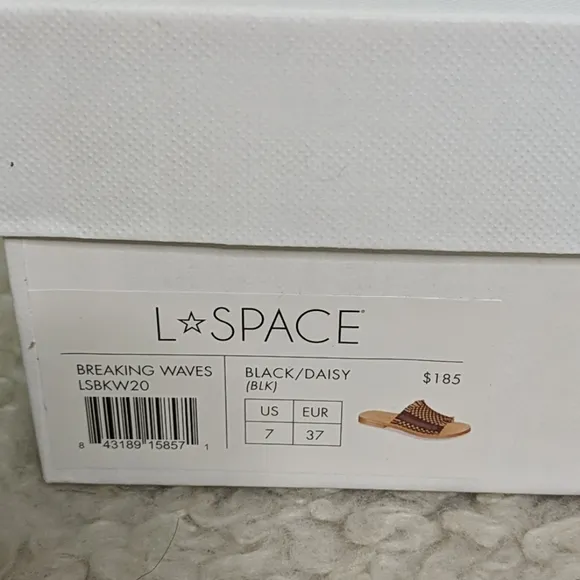 L*SPACE Breaking Waves Leather Sandal ~ NEW IN BOX