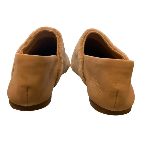 Lucky Brand Dichi Slip On Flat Sherling Leather Color - Taupe Stone NWOB Sz 8.5