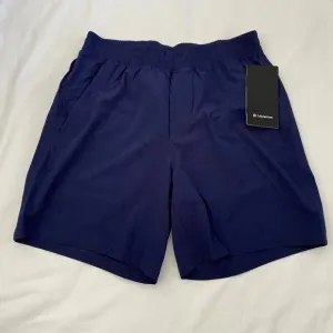 Lululemon Pace Breaker Short 7” *LL Linerless NISE Night Sea Navy Blue Size M