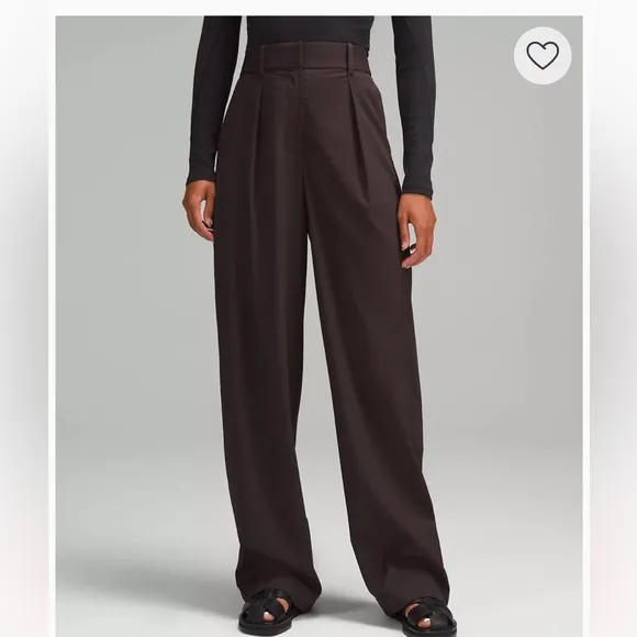Lululemon Pleat-Front High-Rise Trouser PantsRegular