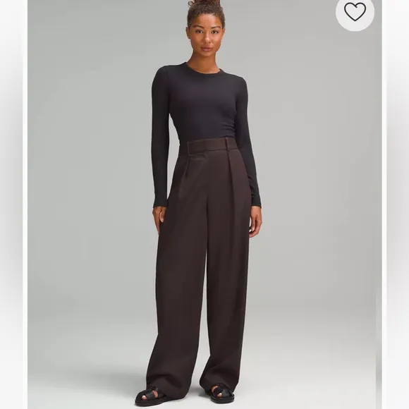 Lululemon Pleat-Front High-Rise Trouser PantsRegular