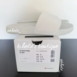 lululemon Restfeel Women’s Slide in Bone (Cream/Off-White) Size 9 New NWT