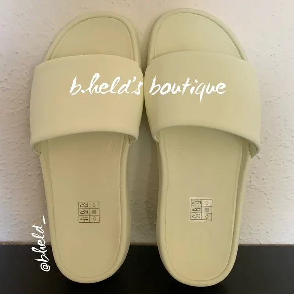 lululemon Restfeel Women’s Slide in Lemon Ice Yellow Size 10 Brand New NWT