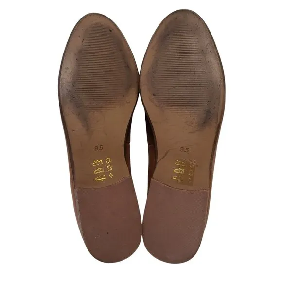 MADEWELL Alex Loafer English Saddle Brown Leather Slip-On Flat Shoe
