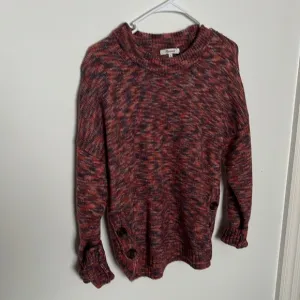 Madewell Cozy Red &amp; Navy Knit Sweater, NWOT