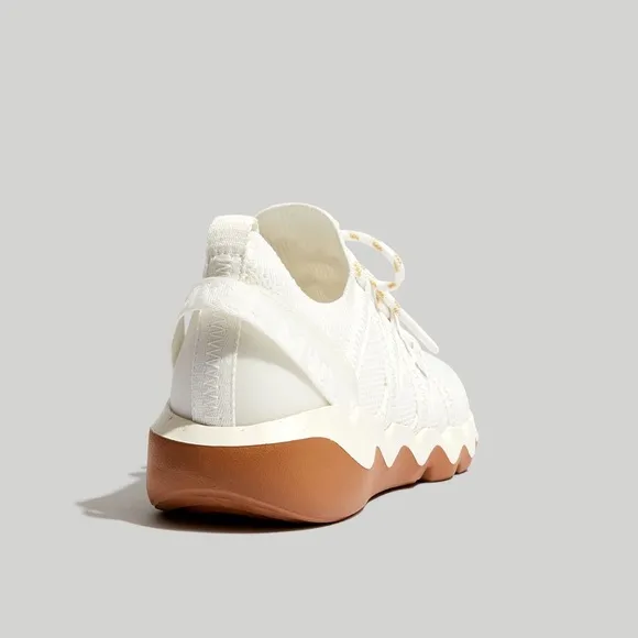 Madewell Field Knit Sneakers in Eyelet White Multi 6.5