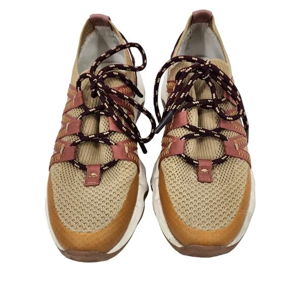 Madewell Field Knit Sneakers Lightweight Cushy Desert Dune Multi Size 6.5