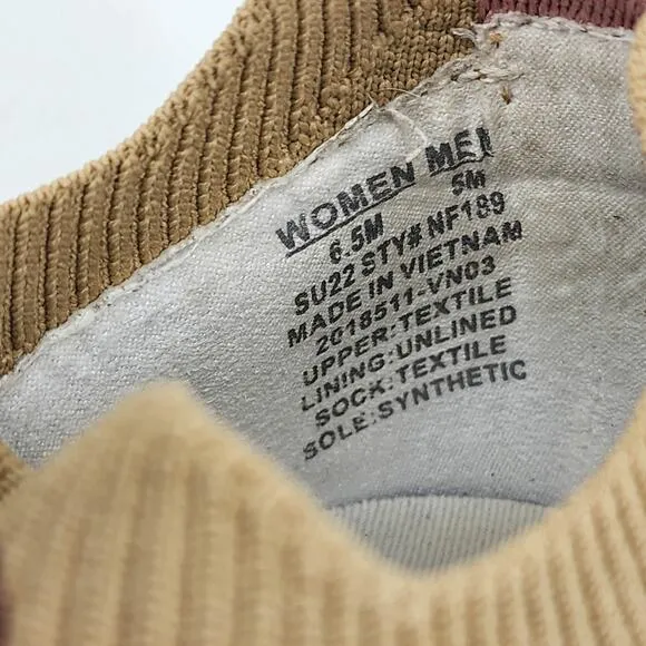 Madewell Field Knit Sneakers Lightweight Cushy Desert Dune Multi Size 6.5