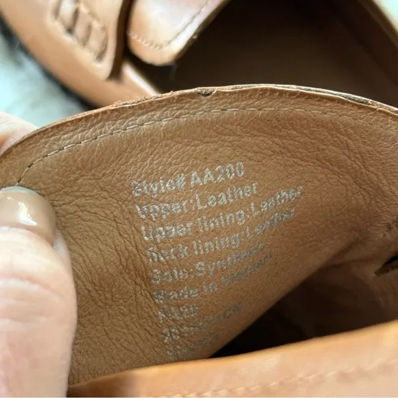 Madewell | Women’s The Alex Loafer Brown Leather Casual Slip-On Flats Penny Shoe