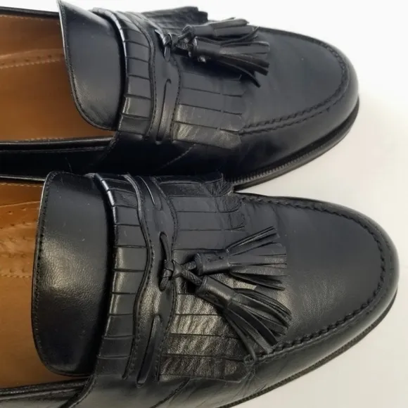 MAGNANNI- 9341 Vigo Kiltie Tassel Dress Formal Leather Moc Loafers Men's US 11M