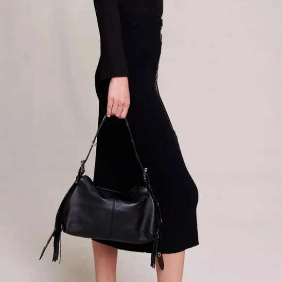 Maje Knit Maxi Skirt