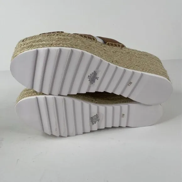 Marc Fisher Robbyn Espadrille Wedge Sandals 9.5M