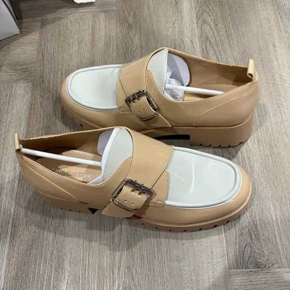 Marc Fisher Women's Hazelton Loafer Lite Latte Size 11