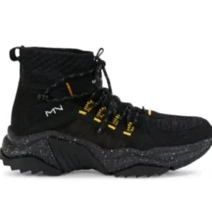 Mark Mason Skechers Black High Top Knit Sock Sneakers Size 9 222145