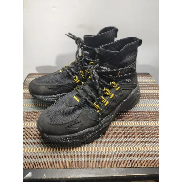Mark Mason Skechers Black High Top Knit Sock Sneakers Size 9 222145