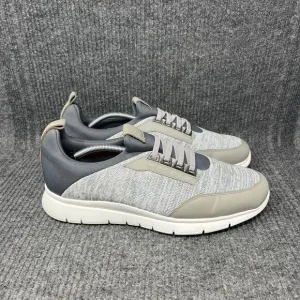 Martin Dingman Extra Light Jogger Fly Knit Sneakers Grey Mens Size 12 M