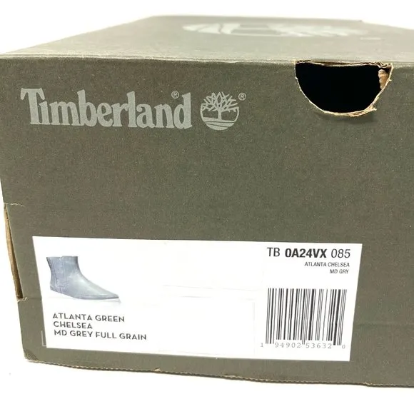 💖MEGA SALE💖Timberland Women's TB 0A24VX 085 ATLANTA GREEN CHELSEA Gray Boot