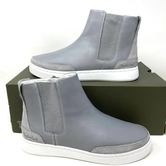 💖MEGA SALE💖Timberland Women's TB 0A24VX 085 ATLANTA GREEN CHELSEA Gray Boot