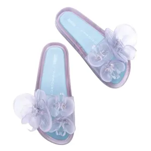 Melissa x Y/Project Limited Edition Clear Iridescent Floral Slides