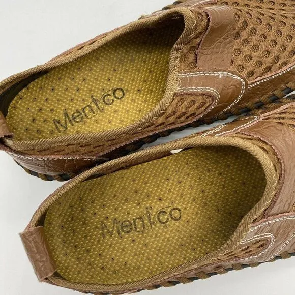 Menico Breathable loafers Size 38 brown leather st