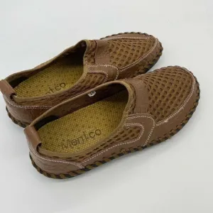 Menico Breathable loafers Size 38 brown leather st