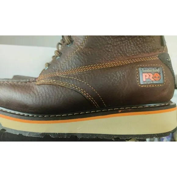 Men's 7.5M&quot; Timberland PRO Waterproof Soft Toe Work Boot TB0A2AXR214