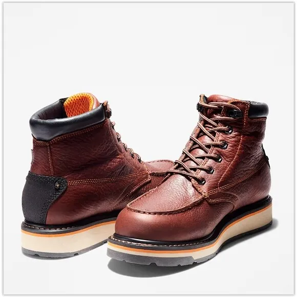 Men's 7.5M&quot; Timberland PRO Waterproof Soft Toe Work Boot TB0A2AXR214